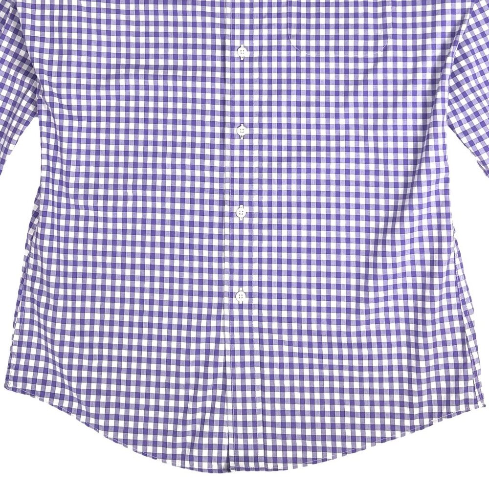 Lauren Ralph Lauren Slim Fit Gingham Dress Shirt 15.5 32/33 Non-Iron - Picture 7 of 12
